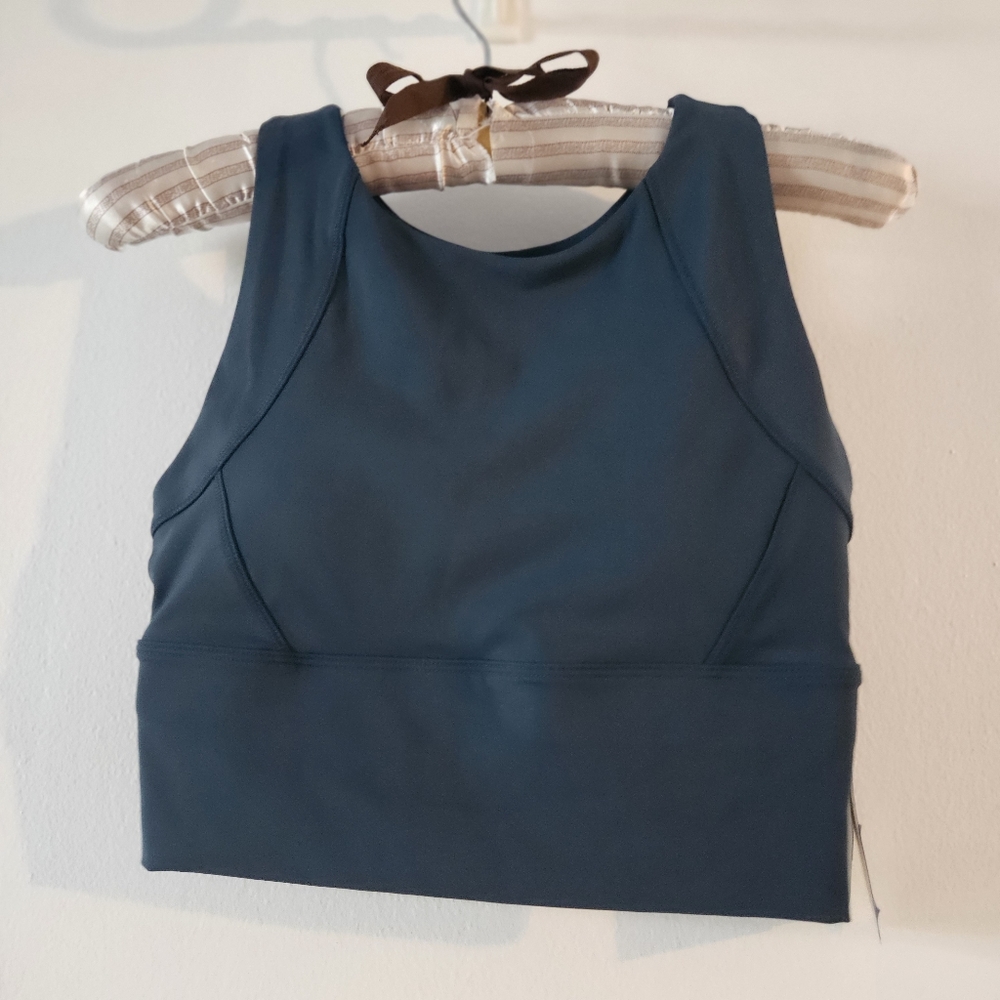 Alala Tilly Long Sports Bra in Teal~NWT ~Sz XS